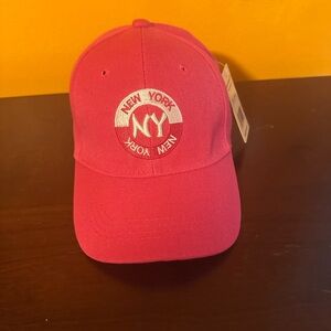 Pink New York Baseball Cap
